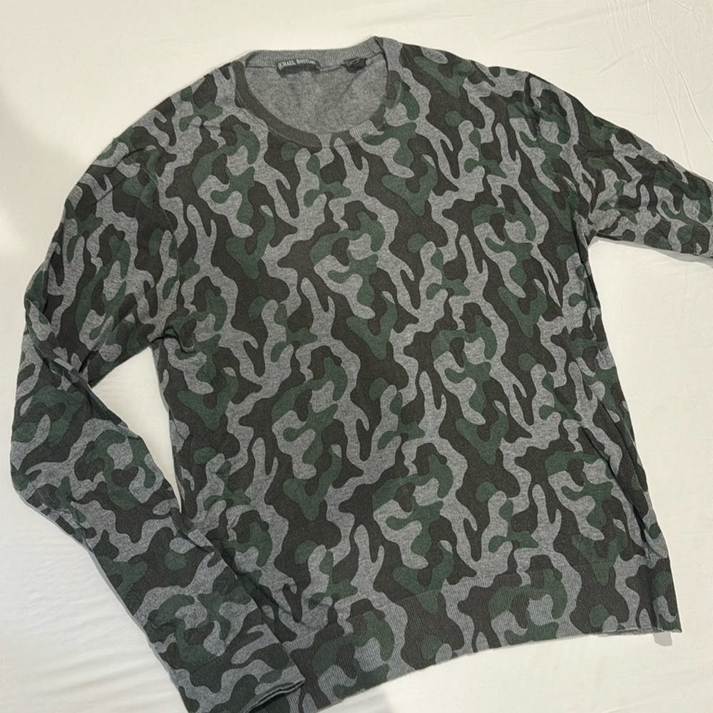 Michael Bastian Camo Sweater